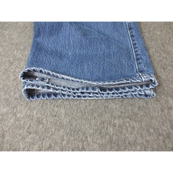 Levis 501 Men's Jeans Straight Leg Button Fly Size 48 x 30 Medium Wash - Picture 7 of 8